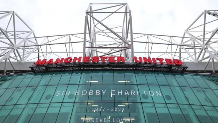 Exterior of Old Trafford stadium